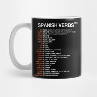 Spanish Verbs Mug